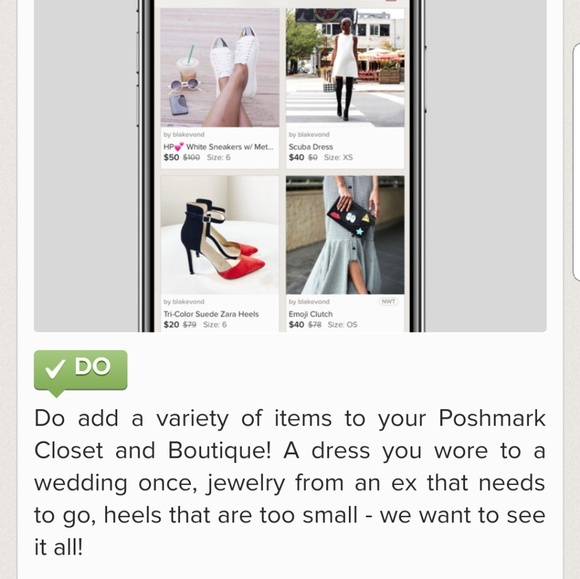 POSHMARK DO'S✔ - Picture 7 of 8